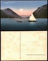 Ansichtskarte Eben Am Achensee Segelboot, Schiff Achensee 1914 - Other & Unclassified