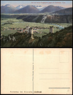 Ansichtskarte Zirl Mit Ruine Fragenstein Gegen Die Kalkkögel. Tirol. 1914 - Other & Unclassified