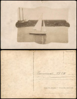 Schiff Segelschiffe/Segelboote Lager Großes Schiff 1917 Privatfoto - Sailing Vessels