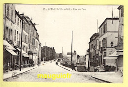 78 YVELINES / CHATOU / RUE DU PONT / 1930 - Chatou