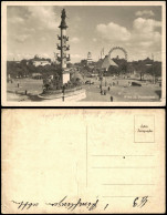 Ansichtskarte Wien Praterstern, Im Hintergrund Riesenrad 1940 - Autres & Non Classés