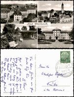 Ansichtskarte Bad Wurzach Mehrbildkarte Mit 4 Ortsansichten 1956 - Bad Wurzach
