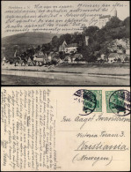 Hirschhorn (Neckar) Panorama-Ansicht, Partie Am Neckar 1913/0000 - Autres & Non Classés