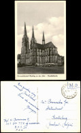 Ansichtskarte Marburg An Der Lahn Elisabethkirche 1953  Militärpost - Marburg