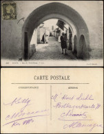 Postcard Tunis تونس Rue Ei-Tonbekhaua 1910 - Tunisia