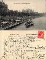 Postcard London THAMES EMBANKMENT Stadtteilansicht 1910 - Autres & Non Classés