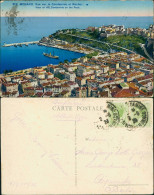 Postcard Monaco Panorama-Ansicht Vue Sur La Condamine Et Rocher 1925 - Autres & Non Classés