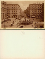 Cartoline Neapel Napoli Piazza Della Borsa 1920 - Autres & Non Classés