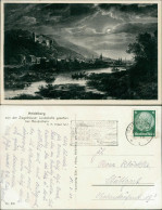 Heidelberg  Mondschein Von Der Ziegelhäuser Landstraße Stimmungsbild 1935 - Heidelberg