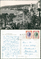 CPA Nizza Nice Panorama-Ansicht La Promenade Des Anglais 1957 - Autres & Non Classés