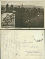 Ansichtskarte Hattersheim Am Main 2 Bild: Stadtpartie Und Rathaus 1928 - Autres & Non Classés