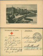 Ansichtskarte Hamburg Jungfernstieg 1917 Feldpost Gel (Stempel Wilhelmsburg) - Altri & Non Classificati