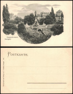 Ansichtskarte Stuttgart Eugensbrunnen - Villen 1907 Passepartout - Stuttgart