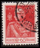 1925 - 1926. POSTA ITALIANA. Viktor Emanuel III Cent. 60 Perf 11. (Michel 222B) - JF546139 - Oblitérés