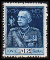 1925 - 1926. POSTA ITALIANA. Viktor Emanuel III Lira 1.25 Perf 13½.  (Michel 224A) - JF546144 - Used