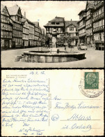 Ansichtskarte  VW Käfer, Marktplatz 1956 - Turismo