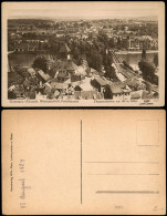 Konstanz Fliegeraufnahme Altstadt, Rheinausfluß, Peterhausen 1924 - Konstanz