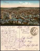 Ansichtskarte Stuttgart Panorama-Gesamtansicht 1918   (Feldpoststempel) - Stuttgart