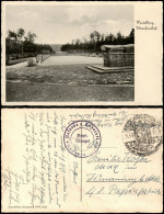 Ansichtskarte Heidelberg Ehrenfriedhof 1940 Feldpost WK2 Lazarett Briefstempel - Heidelberg