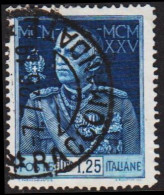 1925 - 1926. POSTA ITALIANA. Viktor Emanuel III Lira 1.25 Perf 13½.  (Michel 224A) - JF546146 - Usados