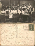 Frankenmarkt Gruppenbild Haushaltungsschule 1922  Gel Stempel Strasswalchen - Sonstige & Ohne Zuordnung