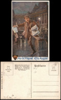 Ansichtskarte Wien Junge Zeitungsbursche Vor Der Hofburg Künstlerkarte 1913 - Autres & Non Classés