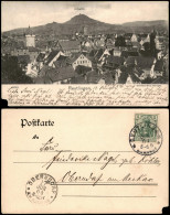 Ansichtskarte Reutlingen Panorama-Ansicht 1904    OBERNDORF (Ankunftsstempel) - Reutlingen