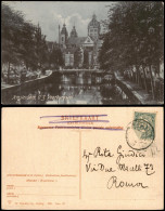 Postkaart Amsterdam Amsterdam Voorburgwal 1906 - Amsterdam