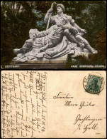 Ansichtskarte Stuttgart Graf Eberhard Gruppe 1914 - Stuttgart