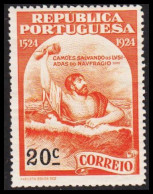 1924. PORTUGAL Luis De Camoes 20 C, Hinged. Thin Spot. (Michel 325) - JF546165 - Nuevos