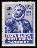 1924. PORTUGAL Luis De Camoes 40 C, Hinged. Fold. (Michel 329) - JF546167 - Nuevos