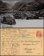 Wilderswil Umland-Ansicht Mit Pension Jungfrau Wilderswyl Bei Interlaken 1908 - Autres & Non Classés