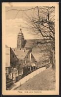 AK Pirna, Blick Auf Die Stadtkirche  - Pirna