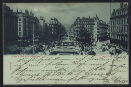 CPA Clair De Lune Lyon, Place Et Rue De La Rèpublique  - Sonstige & Ohne Zuordnung