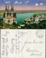 Ansichtskarte Remagen Panorama-Ansicht Rhein Kirche 1917  Feldpost Gelaufen - Remagen