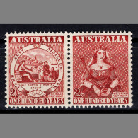 TT0798 Australia 1950 Engraving Of Queen Victoria 2V MNH - Nuovi