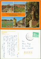 Mühlhausen (Thüringen) DDR Mehrbildkarte Der Thomas-Müntzer-Stadt 1989 - Muehlhausen