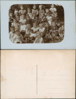 Soziales Leben Kinder Gruppenfoto Kleinkinder Mädchen & Jungen 1910 Privatfoto - Portraits