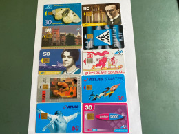 - 10 - Estonia Chip Nice Selection Of 10 Phonecards - Estland