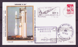 Espace 1992 12 01 - CNES - Ariane V55 - Lanceur - Europe