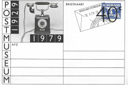 Postzegels > Europa > Nederland > Postwaardestukken > Briefkaart 40ct Blauw Postmuseum (18545) - Entiers Postaux