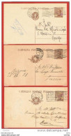 REGNO:  3  I.P. VITTORIO  EMAN.  III°  -  30 C. BRUNO  -  FILAGRANO  C 61x2 + C 61A + C 67 - Stamped Stationery