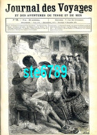 Journal Des Voyages 1878  N° 73 Charmeur Serpents , Ville De Fécamp , Traineaux A Voile Sur Hudson , Nautilus - 1850 - 1899