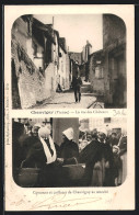 CPA Chauvigny, La Rue Des Chateaux, Costumes Et Coiffures Au Marché  - Chauvigny