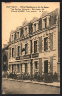 CPA Montmèdy, Hotel Restaurant De La Gare  - Andere & Zonder Classificatie