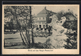 AK München, Bayrische Gewerbeschau 1912, Blick Auf Das Haupt-Restaurant  - Expositions