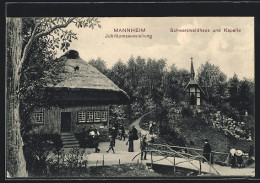 AK Mannheim, Jubiläumsausstellung 1907, Schwarzwaldhaus Und Kapelle  - Expositions