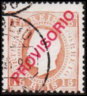 1893. PROVISORIO 15 REIS. 11½ X 11½. (Michel 82) - JF304235 - Gebraucht