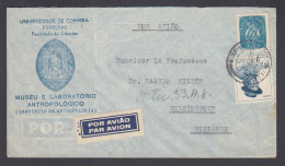 1947. PORTUGAL 1$75 ALGARVE + 350 On Cover From MUSEU E LABORATOTIO ANTROPOLOGICO To Finland... (Michel 711+) - JF368819 - Storia Postale