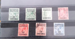 Lot De Timbres Oblitérés Du MAROC Occupation Anglaise - Uffici In Marocco / Tangeri (…-1958)